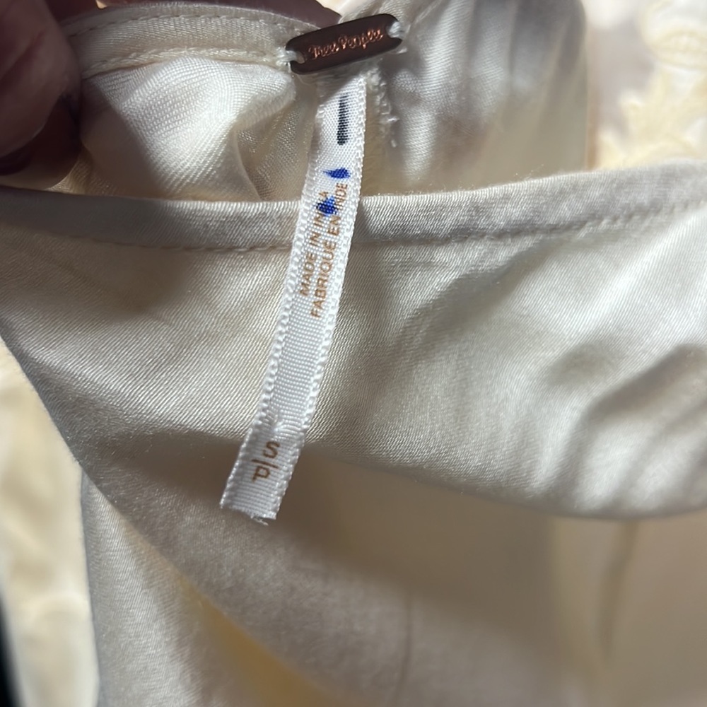 Free People Intimately Last Dance Embroidered Bodysuit in Ivory - Picture 4 of 4